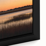 Close-up of textured black wall art depicting a colorful Connecticut scenery on a framed canvas, ideal for living room decor.