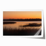 Rolled print of Connecticut scenery with vibrant floral elements, ideal for art wall dining room.