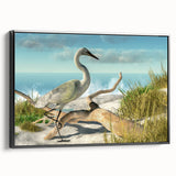 Black and white framed canvas of Daytona landscape, ideal for bedroom wall art, featuring a vintage poster style.