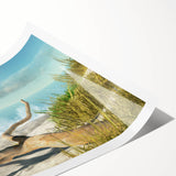 Extra large wall art featuring line art flowers in black on white, rolled canvas, ideal for large living room wall decor.