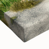 Black and white landscape art painting of Daytona on stretched canvas, suitable for bedroom wall decor.