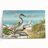 Black and white photo of Daytona scenery on large stretched canvas, ideal for kitchen wall art or bedroom decor.