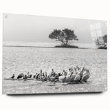 Acrylic print of Everglades landscape with vibrant green and blue tones, suitable for bedroom or dining room decor.