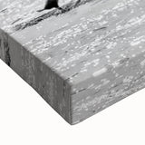 Black and white landscape art painting of the Everglades on stretched canvas, suitable for bedroom decor.