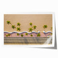Extra large rolled print of Fort Lauderdale scenery in soft pastel shades, ideal for art wall dining room.