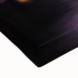 Black and white landscape art painting of Tampa on stretched canvas, ideal for bedroom wall art.