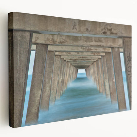 Savannah, Georgia street scene in muted earth tones on large stretched canvas, suitable for kitchen wall art.
