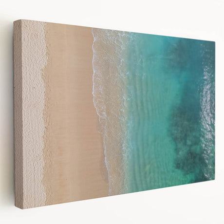 Large canvas print depicting the vibrant sunset over Oahu, Hawaii, ideal for kitchen wall art.