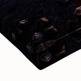 Black and white landscape art painting of Lake Michigan on stretched canvas, suitable for bedroom wall art.