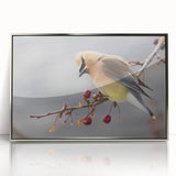 Mid-century modernist art of Iowa scenery, pastel blue and green hues, silver-framed acrylic, ideal for nursery wall art.