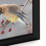 Close-up of textured black wall art featuring a colorful Iowa scenery on extra large framed canvas.