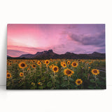 Black and white large art print of a Kansas scenery on stretched canvas, ideal for kitchen wall art or bedroom ambiance.