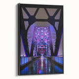 Black and white landscape art painting of Kentucky scenery on framed canvas, suitable for bedroom wall decor.