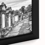 Textured black wall art of New Orleans scenery in vibrant colors on a large framed canvas, ideal for living room decor.