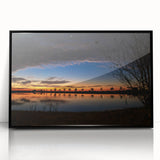 Large abstract wall art featuring Louisiana scenery in muted earth tones on a framed acrylic.