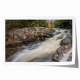 Acadia National Park scenery on a rolled canvas print, featuring muted earth tones, ideal for art wall dining room.