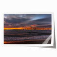 Rolled print depicting Annapolis, Maryland, with soft pastel floral elements.