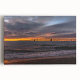Black and white photograph of Annapolis cityscape on large stretched canvas, suitable for kitchen wall art.