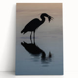 Black and white photo of Chesapeake Bay on stretched canvas, ideal for kitchen wall art or bedroom ambiance.