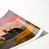 Extra large rolled print of line art flowers in black and white, ideal for large living room wall art.