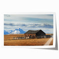 Extra large rolled print of Montana scenery with vibrant green and blue tones, ideal for dining room wall art.