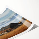 Extra large wall art featuring line art flowers in muted earth tones on a rolled print, ideal for large living room decor.