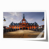 Rolled print of New Jersey scenery in soft pastel shades, ideal for art wall dining room or classy bathroom.