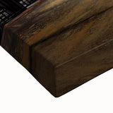 Large art of a black and white New Jersey landscape on stretched canvas, suitable for bedroom wall decor.