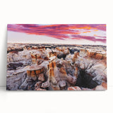 Black and white photo of New Mexico scenery on large stretched canvas, ideal for kitchen wall art or bedroom ambiance.