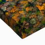 Black and white landscape art painting of Blue Ridge Mountains on stretched canvas, ideal for bedroom wall decor.