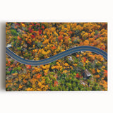 Black and white stretched canvas of the Blue Ridge scenery in North Carolina, suitable as large kitchen art.