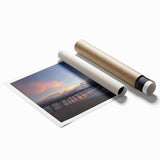 Extra large rolled print of Outer Banks, North Carolina scenery in muted earth tones, ideal for classy bathroom wall art.