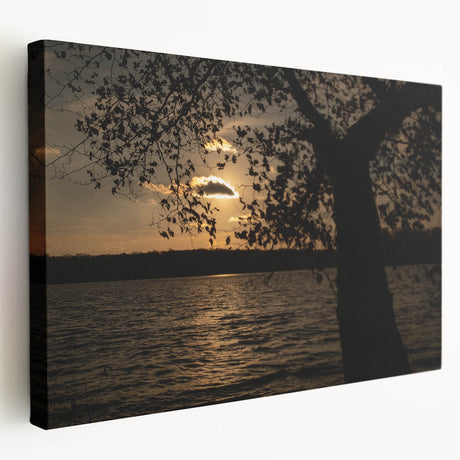 Raleigh, North Carolina skyline in muted watercolor tones on stretched canvas, ideal for kitchen wall art.