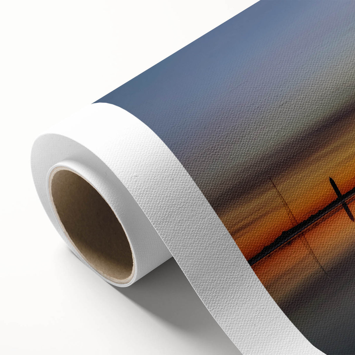 Art deco poster of Long Island scenery in pastel shades on rolled canvas, ideal for nursery wall art.