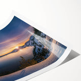 Extra large wall art featuring line art flowers in subtle hues, printed on rolled canvas, ideal for large living room decor.