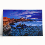 Black and white stretched canvas of Portland, Oregon skyline, ideal for kitchen wall art or bedroom ambiance.