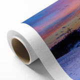 Art Deco style poster of Pennsylvania scenery in pastel colors on rolled canvas, suitable for nursery wall art.