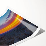 Extra large wall art featuring line art flowers in pastel shades on a rolled print, suitable for large living room decor.