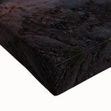 Black and white landscape art painting of the Badlands on stretched canvas, suitable for bedroom wall art.