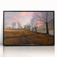 Large abstract wall art depicting the Memphis skyline in muted gray and blue tones on framed acrylic.