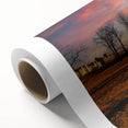 Art deco poster of Memphis skyline in pastel shades on rolled canvas, suitable for nursery wall art.