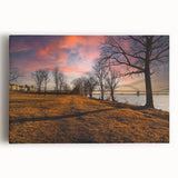 Black and white large art print of Memphis skyline on stretched canvas, suitable for kitchen wall art.