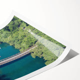 Extra large wall art featuring line art flowers in muted earth tones on a rolled print, ideal for large living room decor.