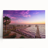 Black and white stretched canvas of Houston skyline, ideal for kitchen wall art or bedroom ambiance.