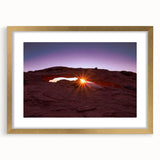 Extra large abstract art print depicting Canyonlands, Utah, in muted earth tones on a framed canvas.