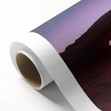 Art Deco poster of Canyonlands, USA, in pastel shades on rolled canvas, ideal for nursery wall art.