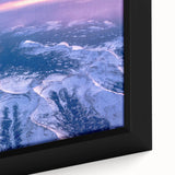 Textured black wall art depicting Salt Lake City, with colorful accents on a framed canvas.
