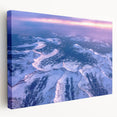 Salt Lake City landscape on large stretched canvas in muted earth tones, ideal for kitchen wall art.