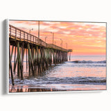 Vintage poster art of a Virginia landscape on a framed canvas, featuring vibrant, colorful art ideal for living room decor.