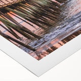 Art deco poster of Virginia scenery in monochrome, printed on rolled canvas, suited for dining room wall.